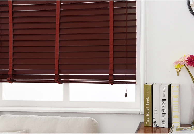 Envío Gratis persianas venecianas de madera roja RHYLINE madera REAL-hecho a medida 5 CM y 3,5 CM de ancho SLATS Envío Gratis persianas venecianas de madera roja RHYLINE madera REAL-hecho a medida 5 CM y 3,5 CM de ancho SLATS