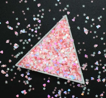 

30g/Pack, Shining Colorful Nail Sequins Tips Mixed Different Shapes 3D Nail Art Glitter Paillettes Manicure Nail Art Decorations
