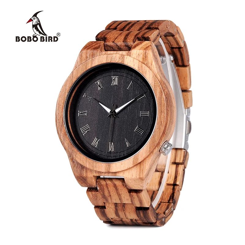 Prix BOBO OISEAU Mens Montres De Luxe Marque Haut Hommes Montre Relogio Masculino Montres En Bois Montres W M30 DROP SHIPPING