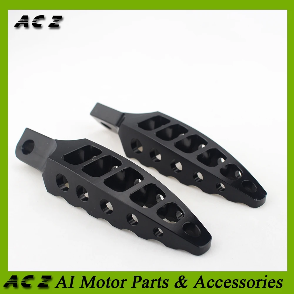 

ACZ Motorcycle Parts Black CNC Foot Pegs Pedals Foot Rest 45 Degrees Male-Mount Footrest For Harley Sportster XL 883 1200