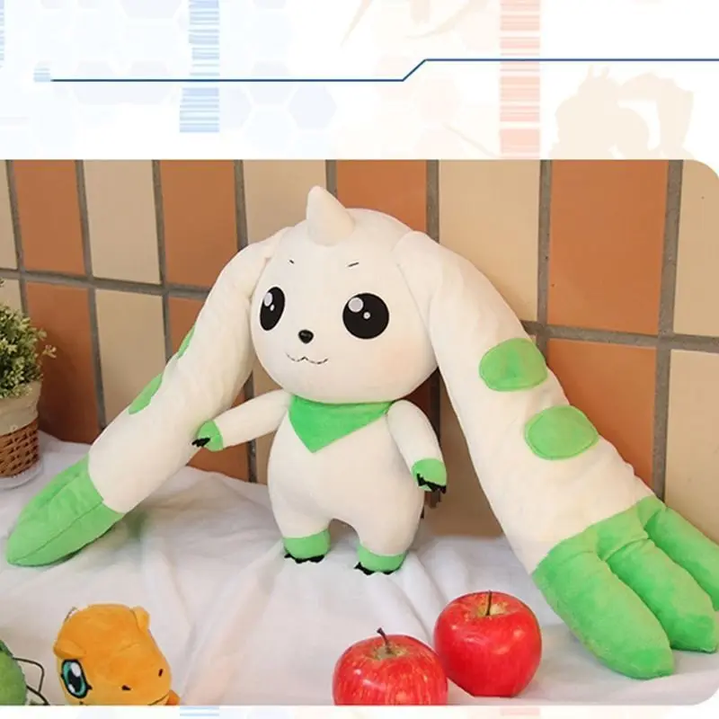 45 см аниме Digimon Приключения terriermon длинными ушками Плюшевые Куклы Kawaii игрушки