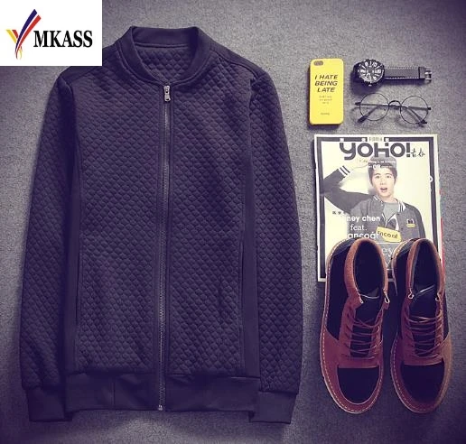 2017 Autumn High Quality New Men Baseball Jackets Coat Simple Style Men Jacket Coat Tracksuit Cotton Men jaqueta masculina 5XL
