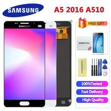 AAA+ качественный ЖК-дисплей для samsung A5, A510, A510F, A510M, SM-A510F, сенсорный экран, дигитайзер, Замена ЖК-дисплея