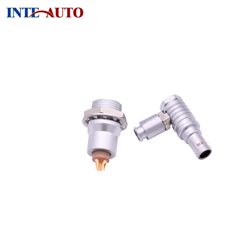 3 pins circular push pull power connector Metal elbow Plug electrical panel receptacle FTHG.0B.303 EZEG.0B.303 | Обустройство дома