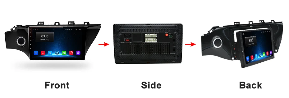 Sale AWESAFE 2 din Android 8.1 Car Radio Multimedia video player gps navigation For KIA RIO 4 2017 sedan wifi head unit no DVD 19