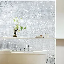 Лучшее качество статические ilet спальня sittingroom наклейки для кухни prCling оконные пленки, используемые для tootect конфиденциальности(мозаика