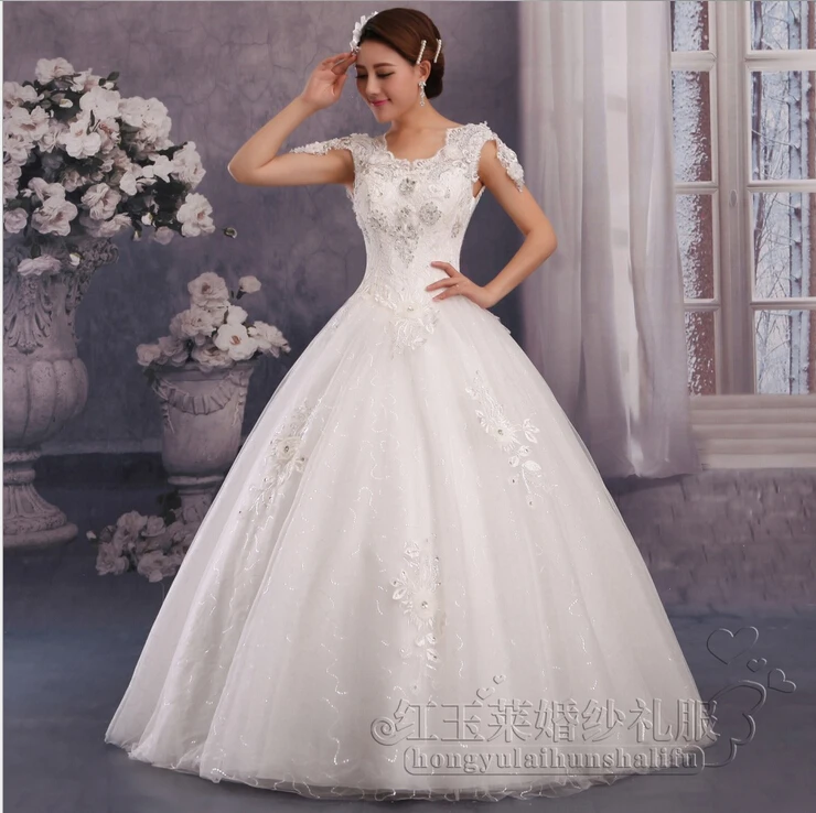 White/Ivory Wedding Dress Bridal dress Custom Size2-4-6-8-10-12-14-16+3c | Свадьбы и торжества