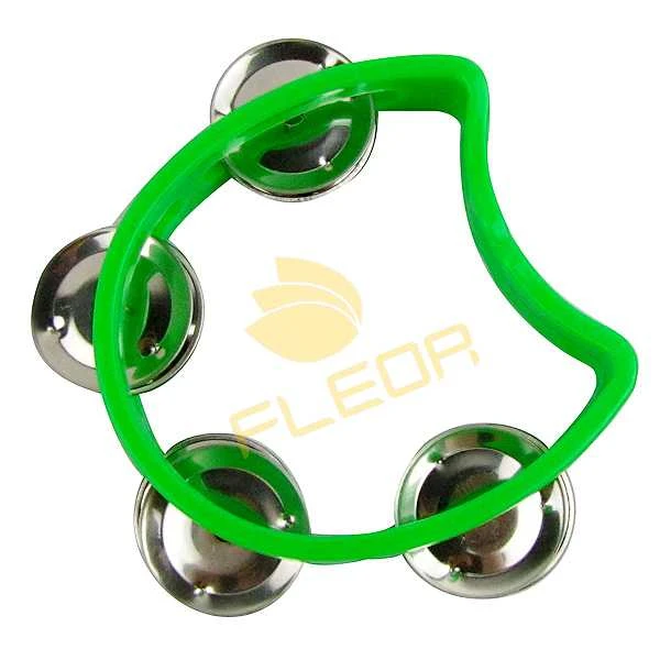 Nouveau 1 Pieces Tambourin Main Jingle Bell Tambourin Bebe Enfant Debut Educatif Instrument De Musique Vert Aliexpress