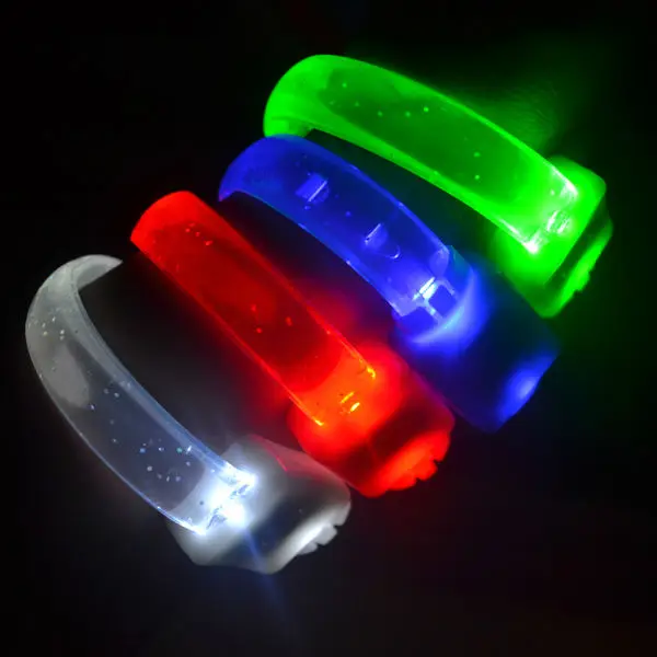 Free shipping 720pcs/lot make LOGO led bracelets light up bracelets