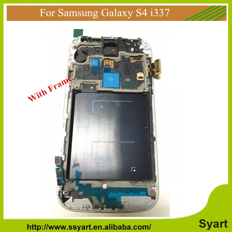 

2PCS for S4 i337 LCD repair parts Touch Screen Digitizer Assembly+Frame For Samsung Galaxy S4 i337 M919
