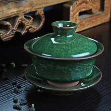 Tangpin 2017 recién llegado de juegos de té de café de cerámica grieta de hielo tetera gaiwan taza de té chino de kung fu juegos de té