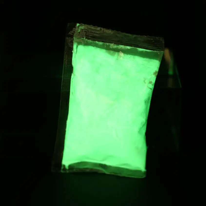 12 Цветов зеленые люминофоры краски фотолюминесцентный порошок яркий фосфор Хэллоуин ногтей искусство блестки Холли флуоресцентный пигмент