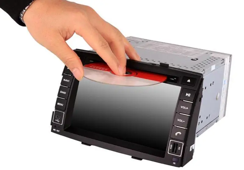 Sale 7" in-dash Car DVD player with GPS(optional),audio Radio stereo,USB/SD,AUX,BT/TV,car multimedia headunit for Kia SORENTO 2011 5