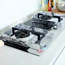 10 шт Складные высокотемпературные протекторы для плиты сопротивление масла алюминиевые фольги