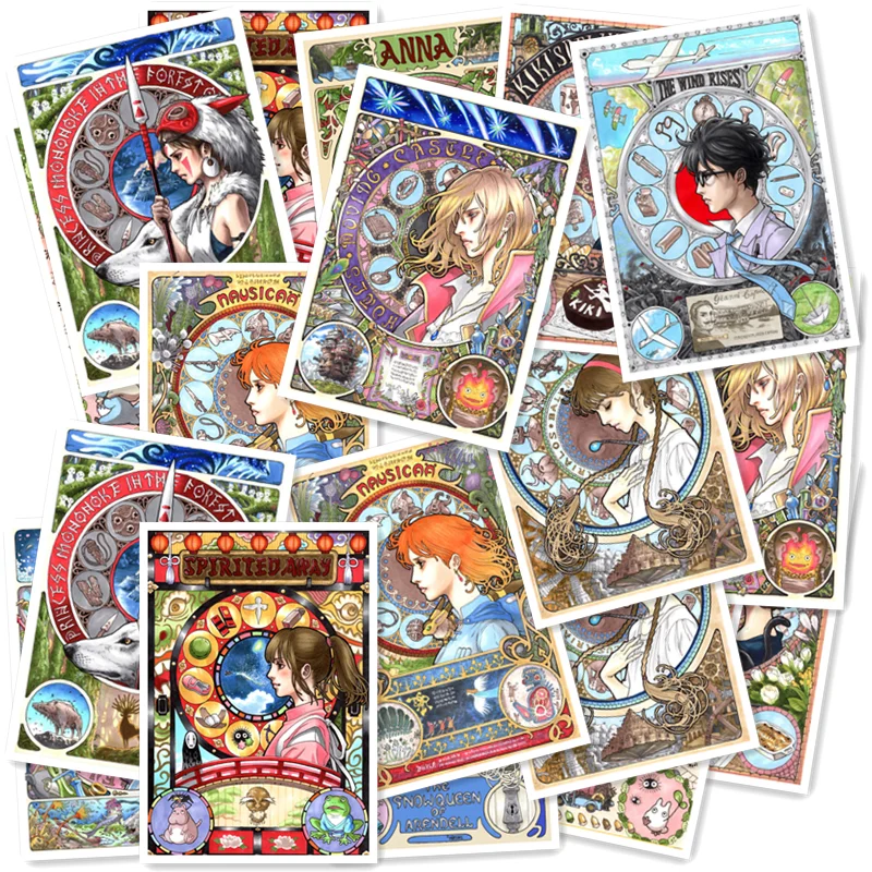 

Miyazaki Hayao Classic Cartoon 20/pcs Laptop Sticker Home Decor Fridge Styling Wall Travel Suitcase Kids Toys Graffiti Stickers