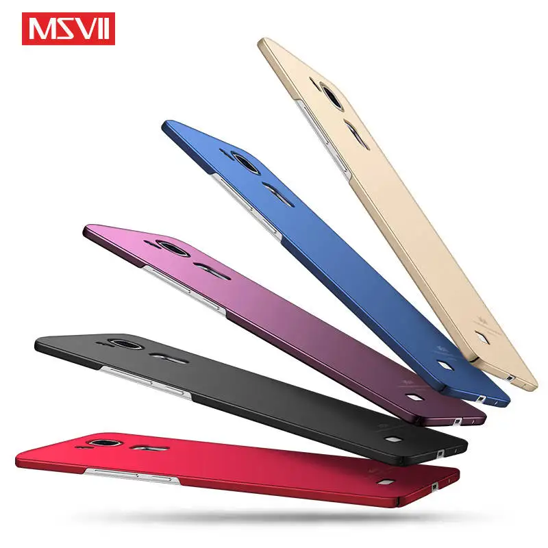 

Original MSVII For Huawei Mate 7 Case Hard Frosted Glossy PC Back Cover 360 Full Protection Housing For Huawei Ascend Mate7