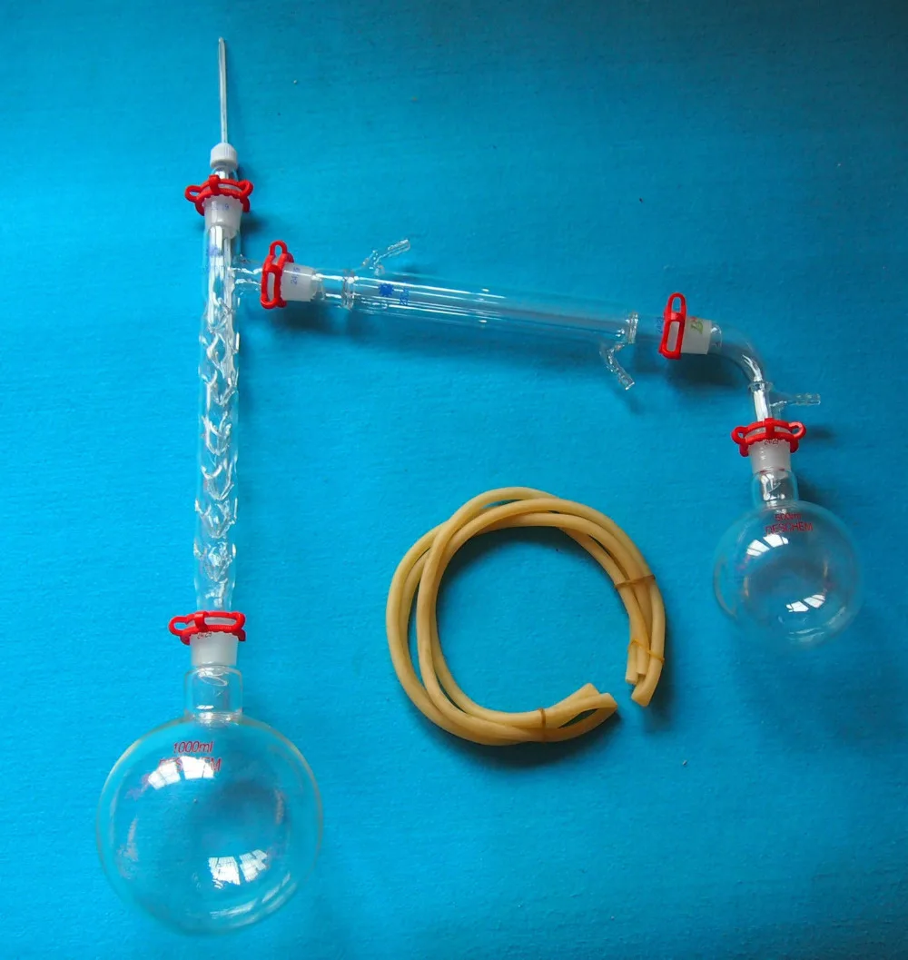 

1000ml,24/29,Distillation Apparatus,Lab Vacuum Distill Kit,200mm Vigreux Column