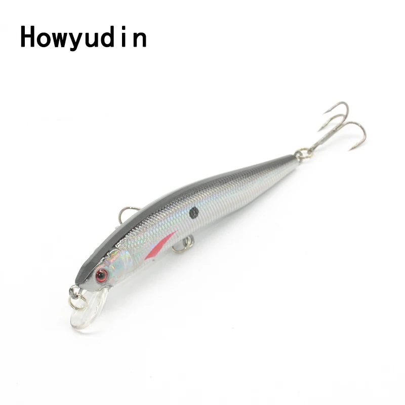 1Pcs fishing lure spot wobbler minnow lure Scales reflective isca artificial fishing lures