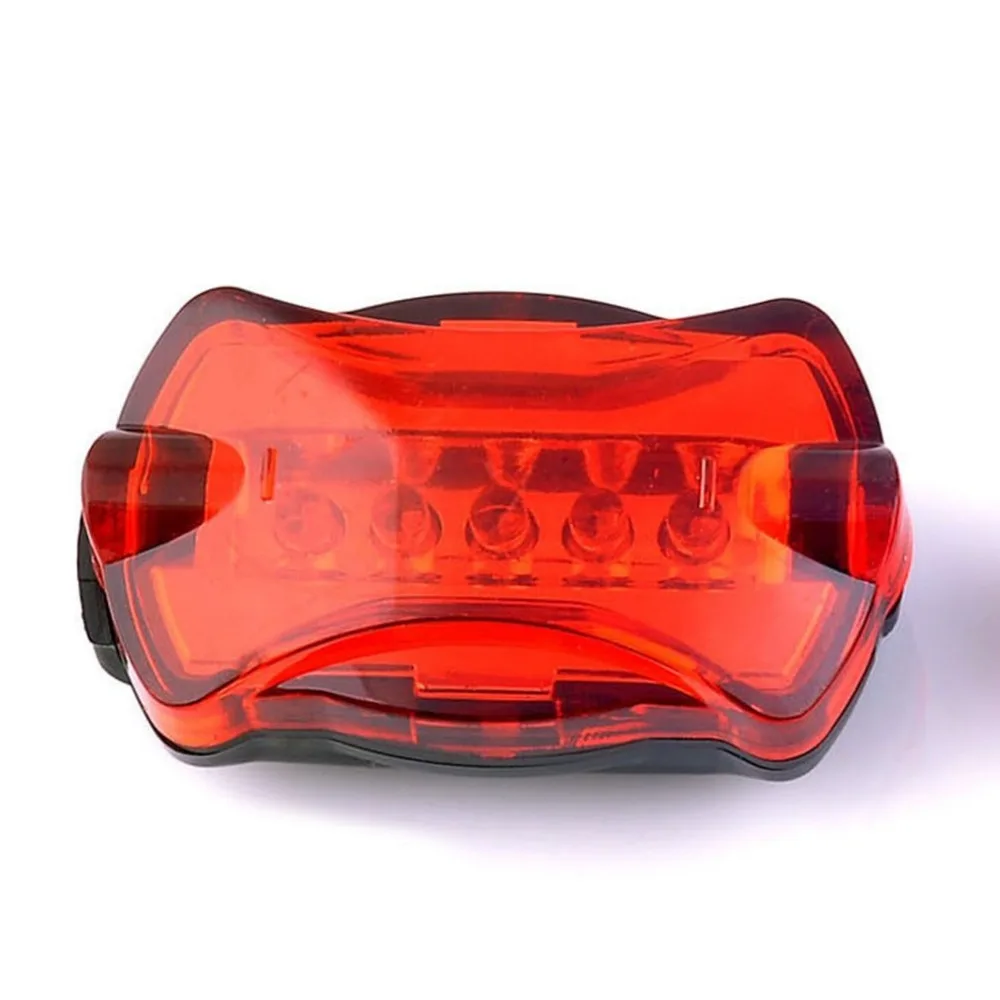 

Waterproof Super Bright Battery Powered Rear Tail Bike Light Lamp Taillight Bright 5LED Cycling Bicycle Safety Rear Light 2018