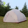 Hillman 3-4 person double layer silicon coated waterproof ultralight camping tent with bottom mat ► Photo 2/6