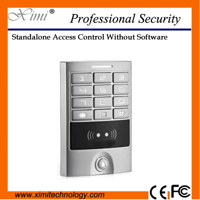 

Free shipping 125KHZ RFID card reader proximity smart card reader single door IP65 waterproof access control