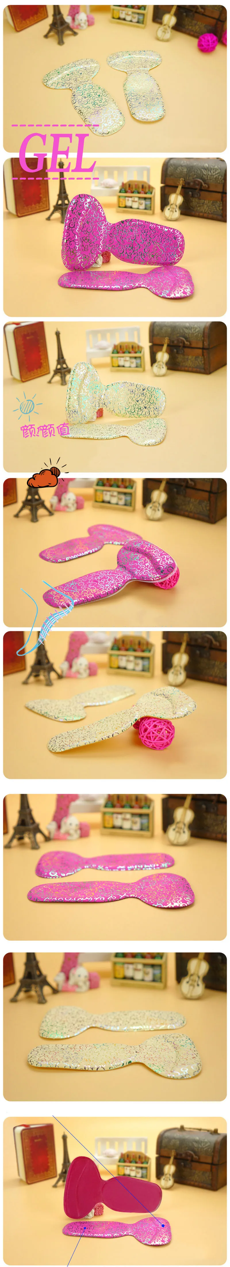  Soft LeatherT-Shape High Heel Anti-slip Orthotic Thicker Insert Foot Heel Protector Cushion Pads for Women Shoes Accessories (2)