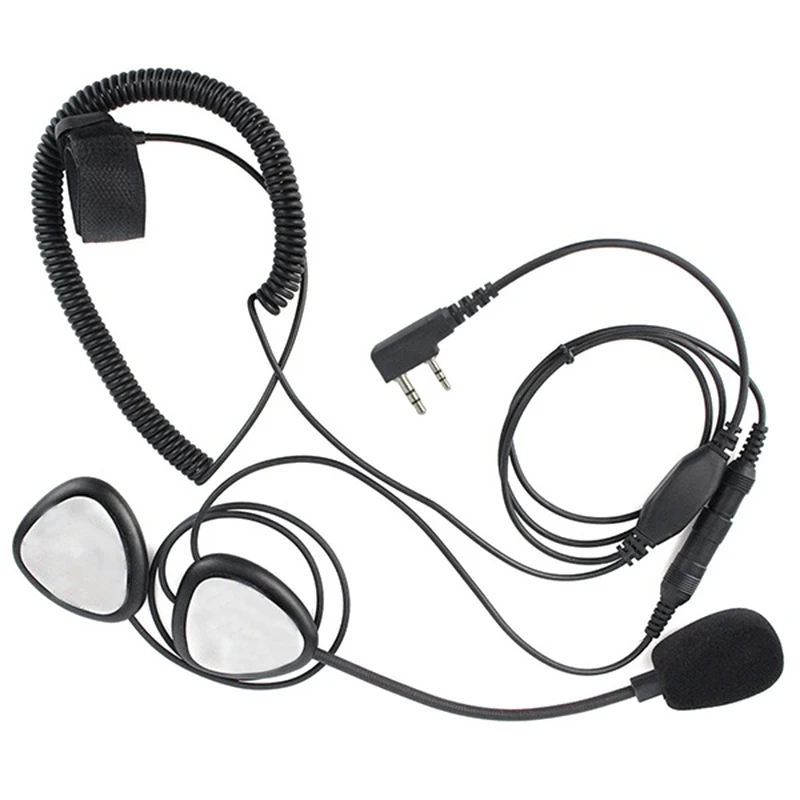 

Upgrade Finger PTT Motorcycle Helmet Headset MIC for KENWOOD TYT BAOFENG UV-5R RETEVIS H777 PUXING Walkie Talkie C2242A