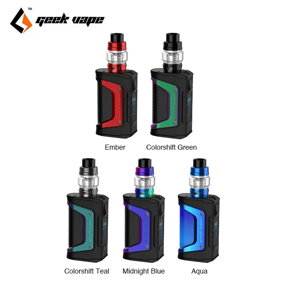 

Original Geekvape Aegis Legend 200W TC Kit with Alpha Tank Max 200W Output with 2ml/4ml Capacity No Battery E-cig Vaping Kit