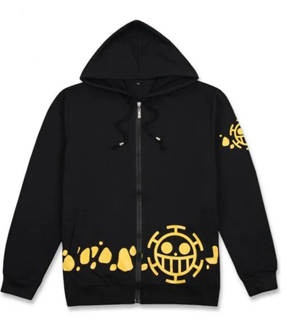 Japanese Anime Cosplay Clothes One Piece Trafalgar Law Costume Black ...