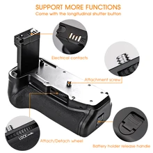 Camera Vertical Battery Grip For Canon Rebel 800D 77D T7i Kiss X9i