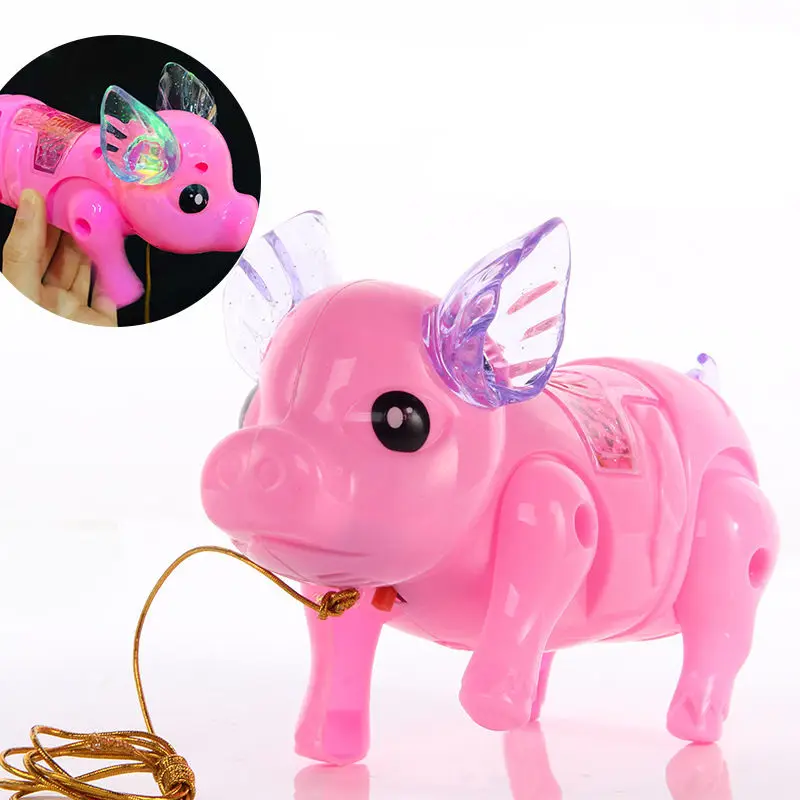 Музыка флэш свинья детские игрушки подарок на праздник тамагочи игра Электроника маленькие живые Домашние животные виртуальный питомец