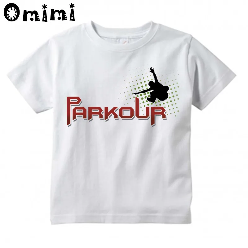 Kids Printed T-Shirt The evolution of parkour 