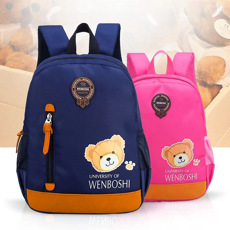 little bear cartoon bag Spongebob Bag Boys School Bags school satchels ...