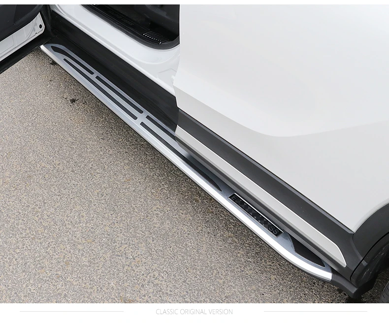 Подходит для Mitsubishi Eclipse Cross- ножная доска боковая панель ходовая доска педали. Утолщенный алюминиевый сплав. Азия