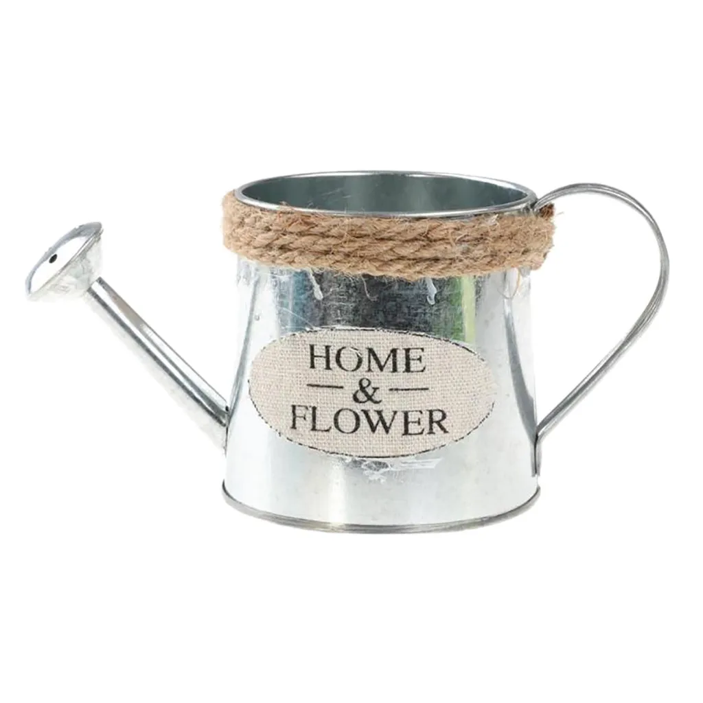 

2019 New Retro Iron Flower Pot Planter Bucket Potted Plant Holder Flower Vase #NN527