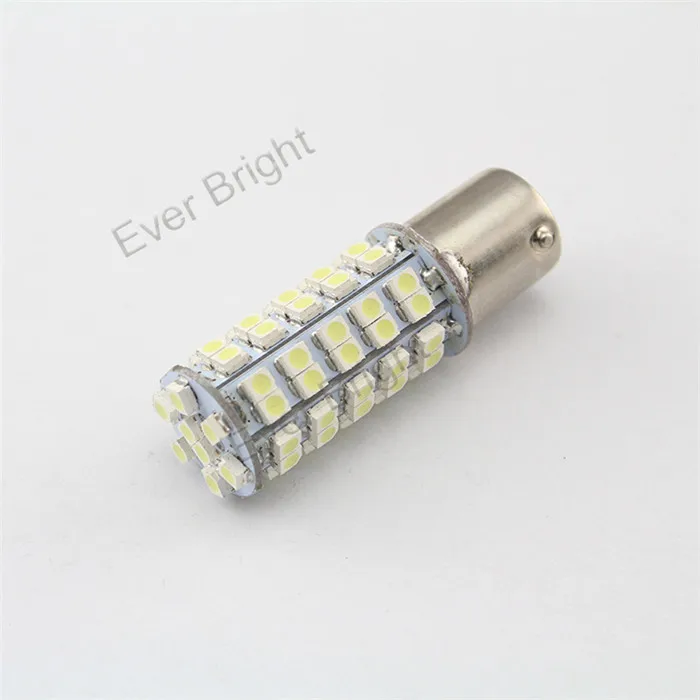 12X S25 1156 BA15S / 1157 BAY15D 1210 68SMD 3528 Led Cold White Light