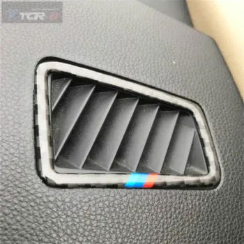 

For bmw E90 E92 E93 Carbon Fiber Interior Air Conditioning Vent Outlet Trim Cover Car Styling 3D Stickers 3 Series Accessories
