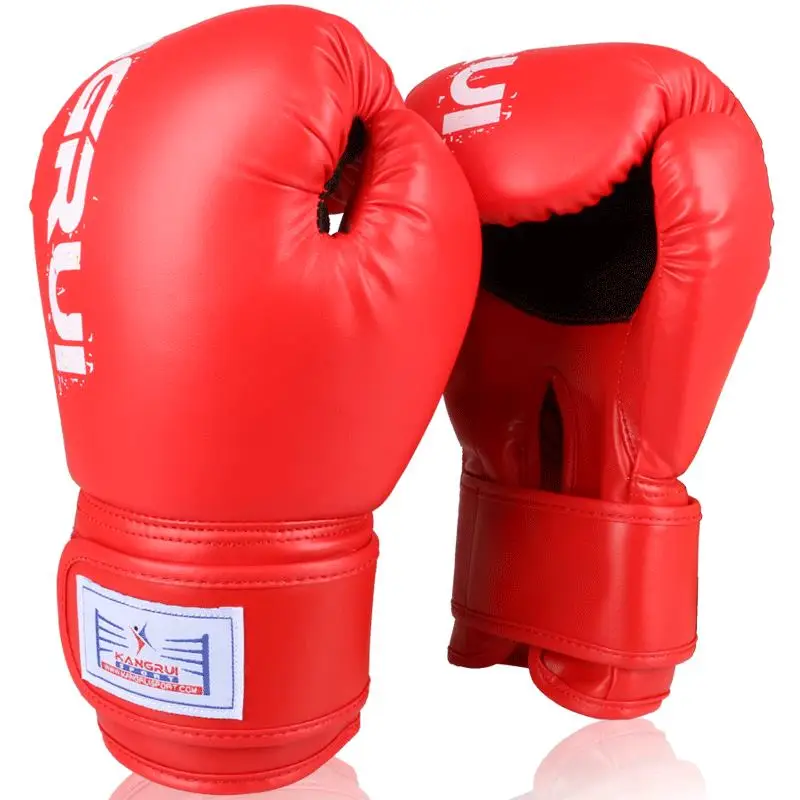 KANGRUI Boxing Gloves High Quality PU Boxing Gloves Fighting Sports
