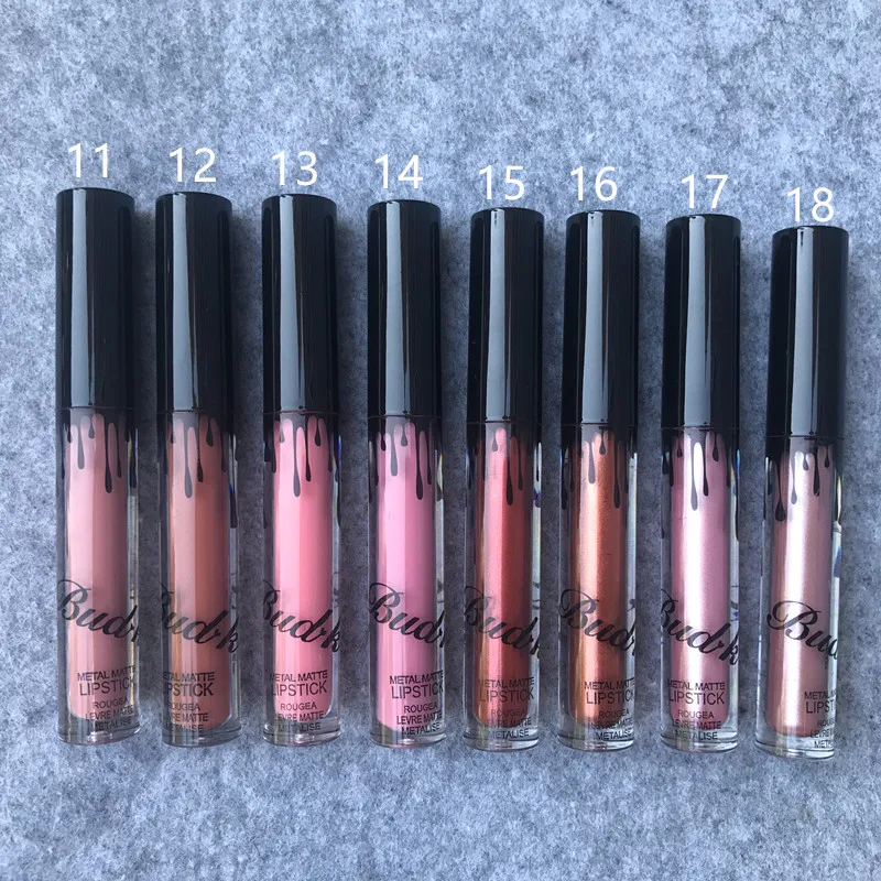 HTB1w wbSpXXXXXYapXXq6xXFXXXA image HTB1w wbSpXXXXXYapXXq6xXFXXXA BUD K Brand liquid Kyliejenner lipstick glitter Sexy Color waterproof Long Lasting mate gloss pen Make up red matte lip baton