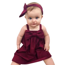 Baby Girls Dress Summer Beach Style Party Backless Dresses For Girls Vintage Toddler Girl Clothing Vestido Baby Girls Dress Summer Beach Style Party Backless Dresses For Girls Vintage Toddler Girl Clothing Vestido
