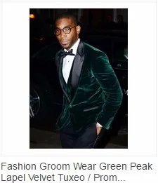 Green velvet tuxedos