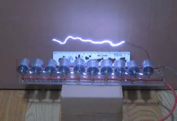 

NEW 1PC 10grades-Marx-impulse-voltage-pulse-high-voltage-generator-Tesla-coil-DIY-kit