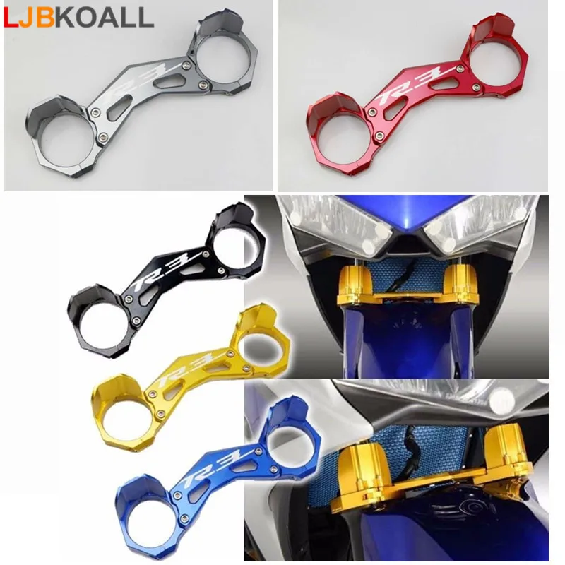 

For Yamaha YZF R25 R3 Motorcycle Accessories Front Fork Bracket CNC Shock Absorber Damper Balance Brace For YAMAHA R3 2014-2015