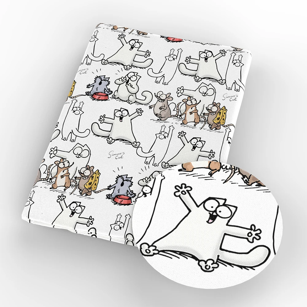 

David accessories 50*145cm Polyester Cotton Fabric Printed DIY Handmade Sewing Patchwork Bedding Textile Quilting Tilda,c5815