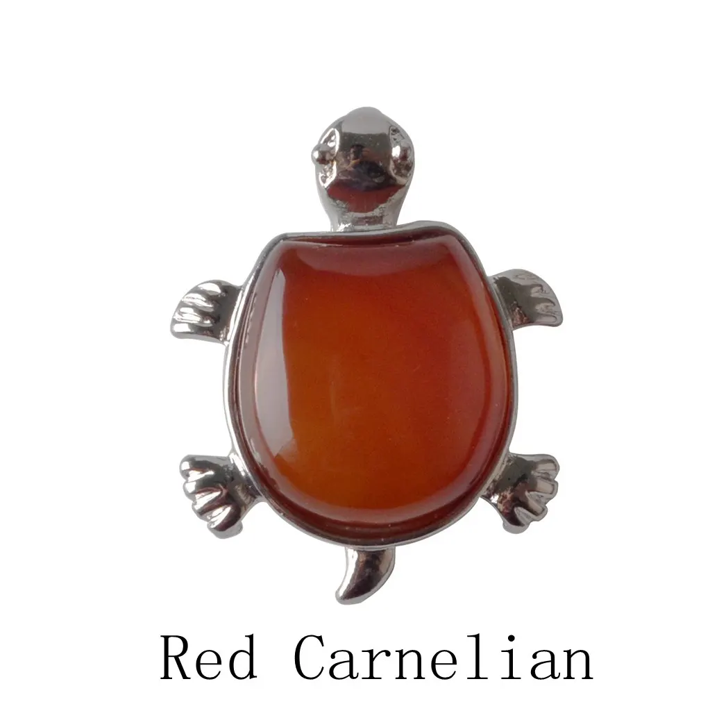 Тигровый глаз черепаха Nacklace натуральный кристалл полудрагоценные камни дают лучший подарок для мужчин и женщин - Окраска металла: Carnelian