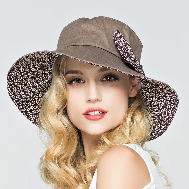 Buy Summer Large Brim Beach Sun Hats for Women UV