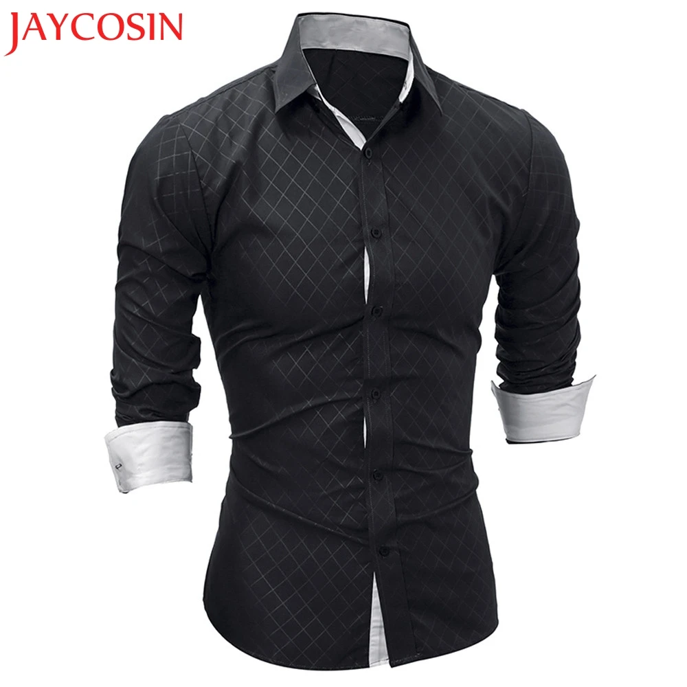 

2017 New Men Fashion Printing Men's Long-sleeved shirt Dropshipping L522