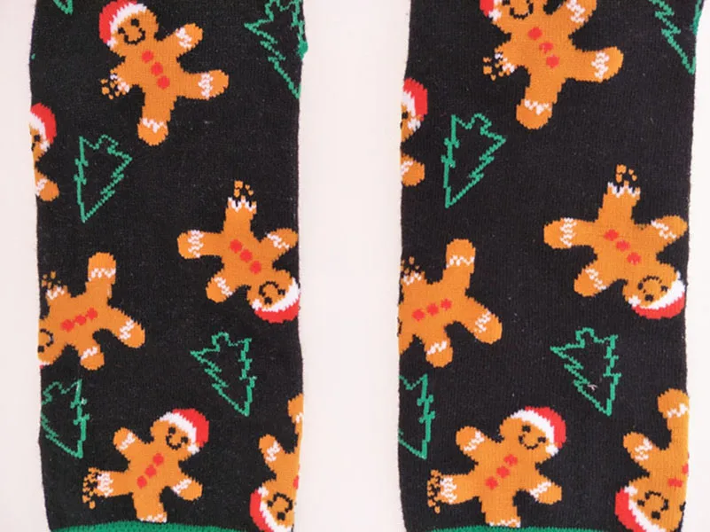 2 пары Для мужчин Для женщин рождественские носки с героями мультфильмов осень-зима хлопковые носки Meias рождественские подарки