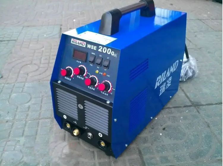 

FREE SHIPPING High quality RILAND welder Inverter weld aluminium machine WSE-200 TIG 200 AC DC tig argon welder