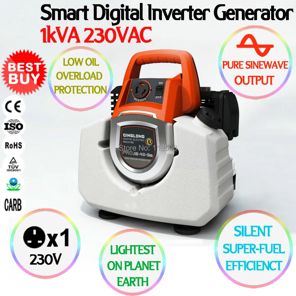 [Smart Portable Power Solution] 0.9kW 230V Ultra quiet Digital Inverter